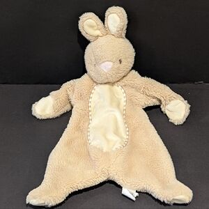 KELLYTOY tan bunny rabbit security blanket lovey